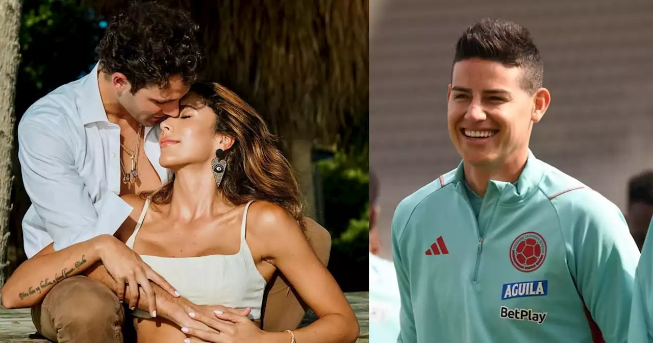 Una exnovia de James fue las primeras que felicitó a Daniela Ospina por su embarazo