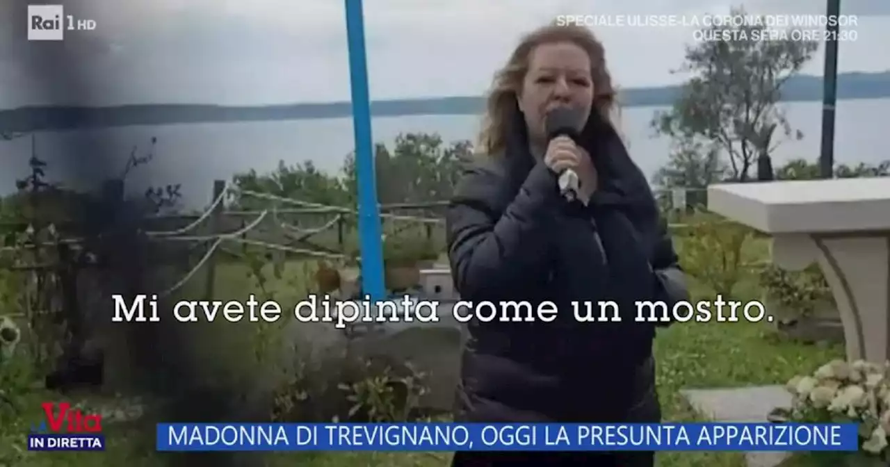 La sedicente veggente Cardia torna a Trevignano: “Dipinta come un mostro, la madonna è con me”