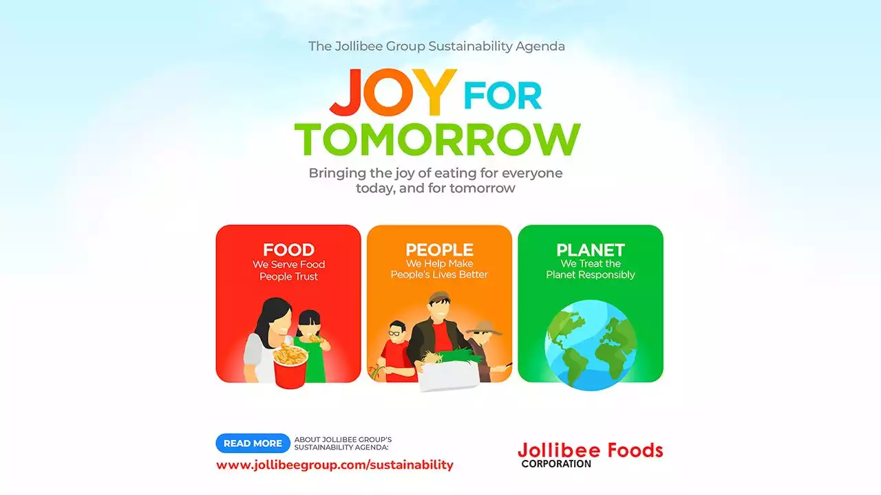 Jollibee Group launches global sustainability agenda entitled Joy for Tomorrow