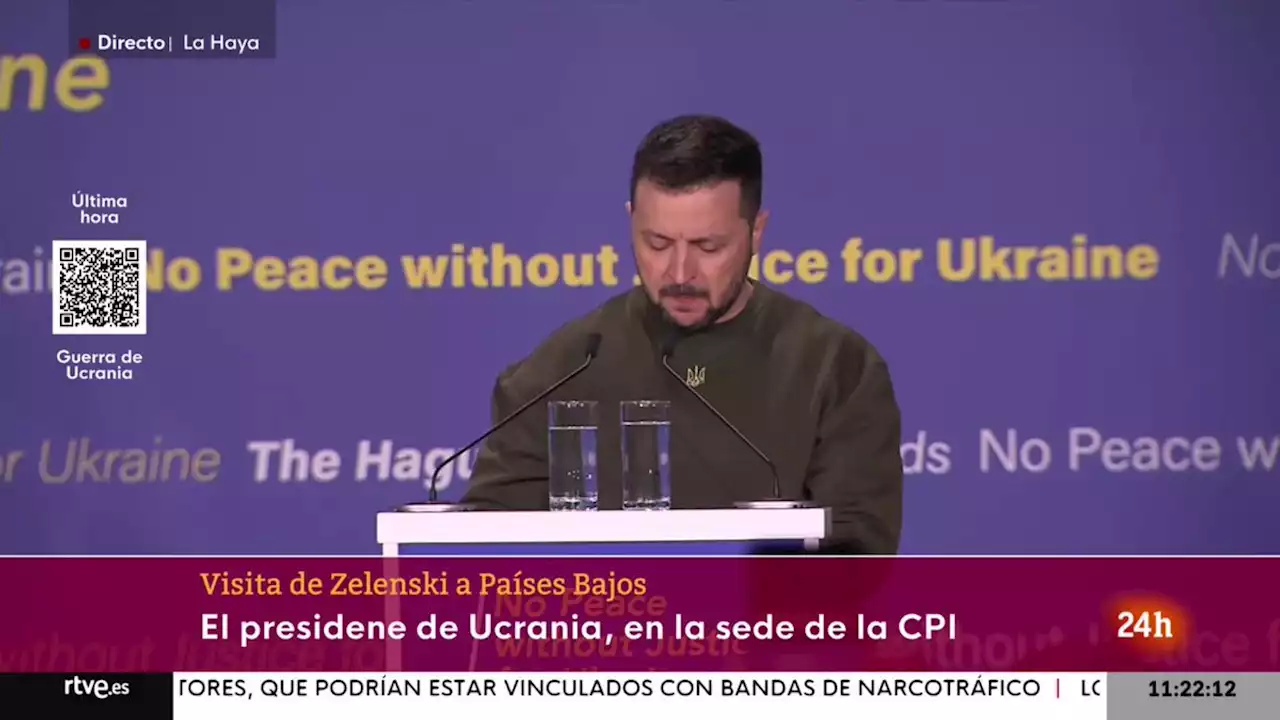 Guerra Ucrania: Zelenski visita la Corte Penal Internacional en La Haya para pedir 'jusiticia'