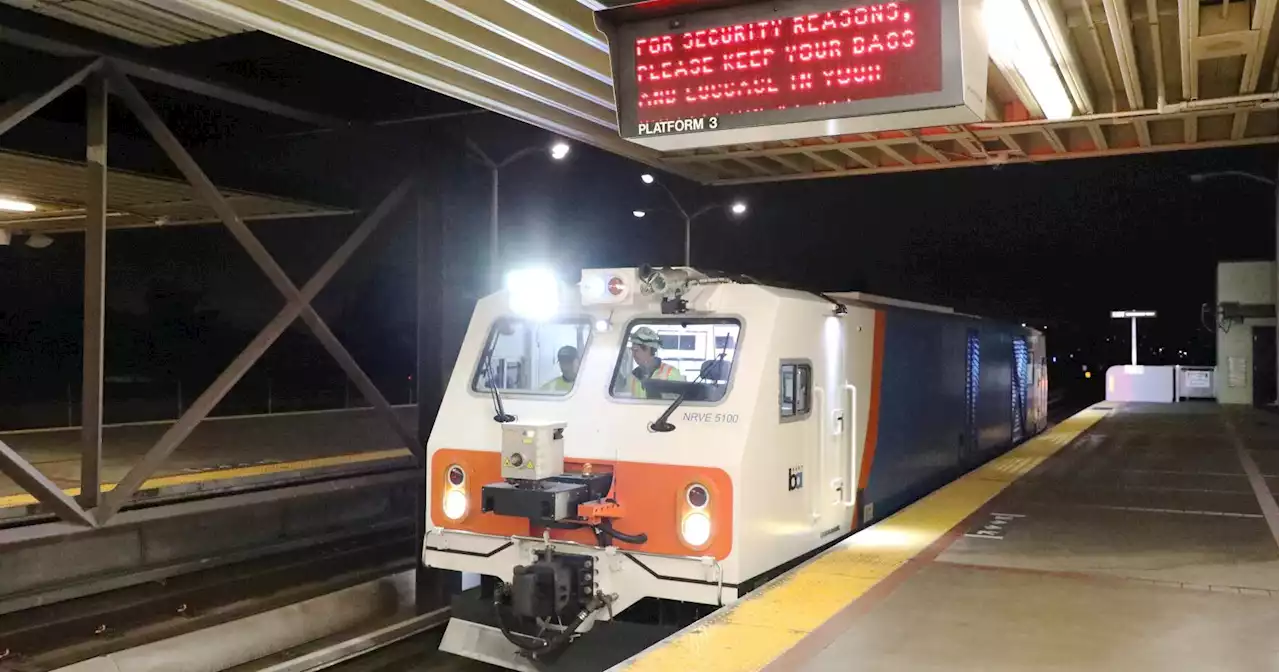 BART unveils 100K pound 'geometry' car to improve rider expereince