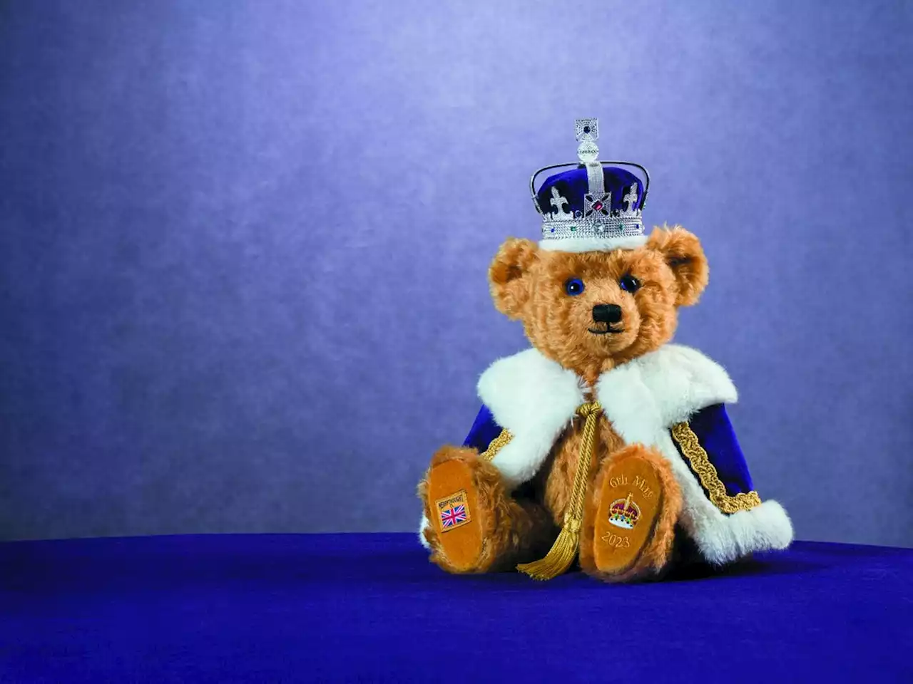 Shropshire company's commemorative coronation teddy bear available to order at £345