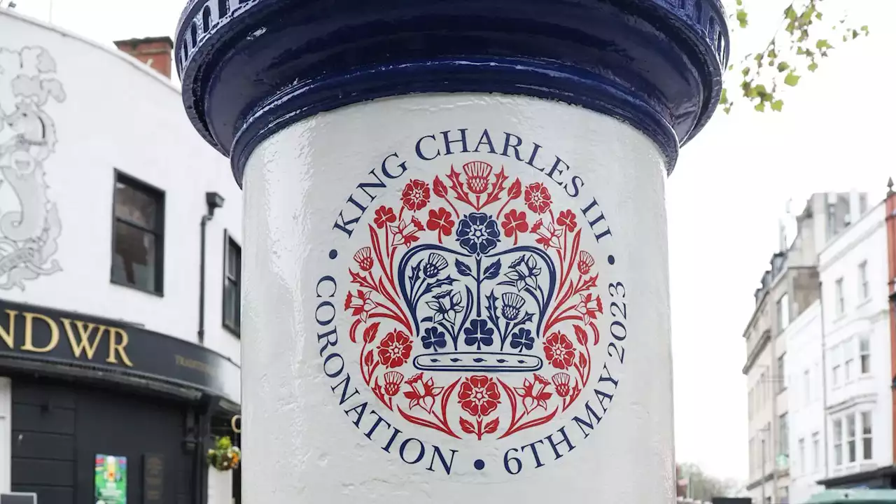 Welsh independence stickers removed from coronation-themed postbox in Cardiff