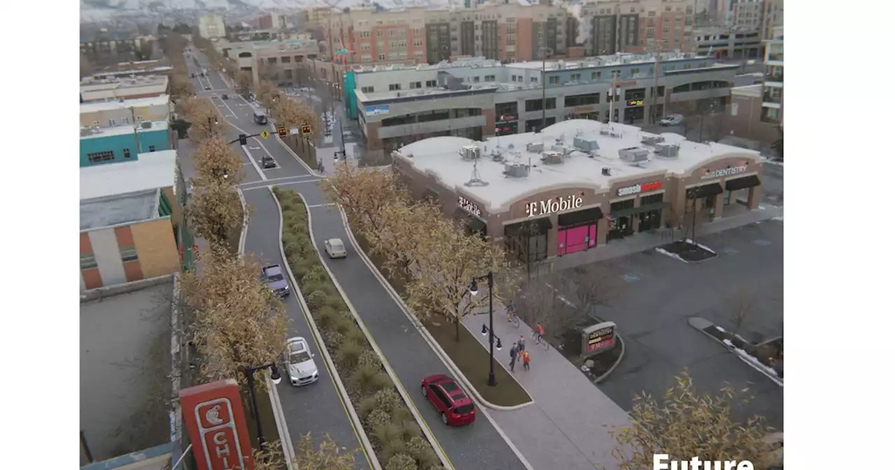 Salt Lake City unveils final concept for 2100 South redesign in Sugar House