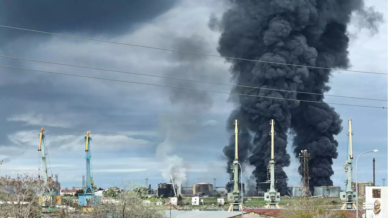 Bericht über Drohnenangriff: Wieder Großbrand in russischem Tanklager