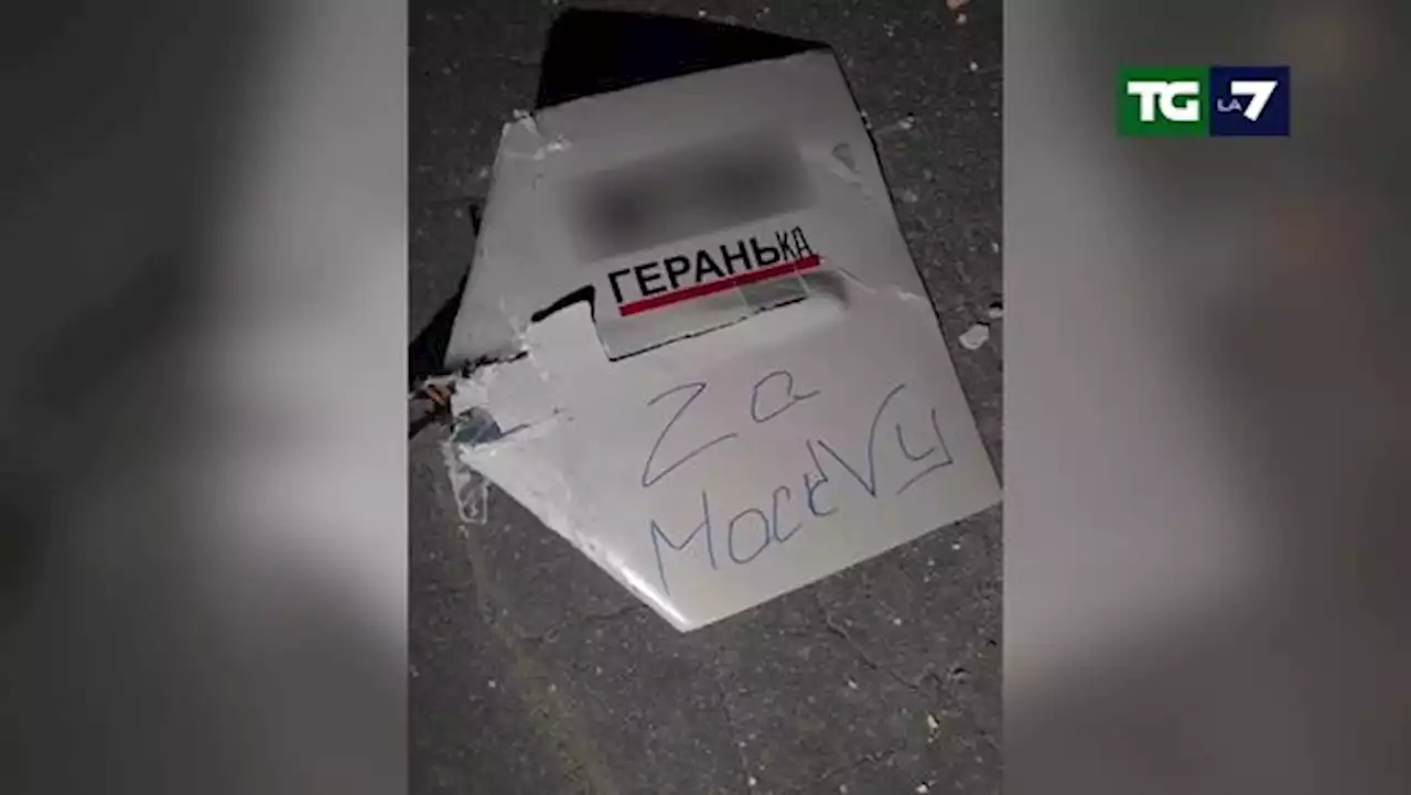 Sui droni a Odessa scritte ' Per Mosca e il Cremlino'