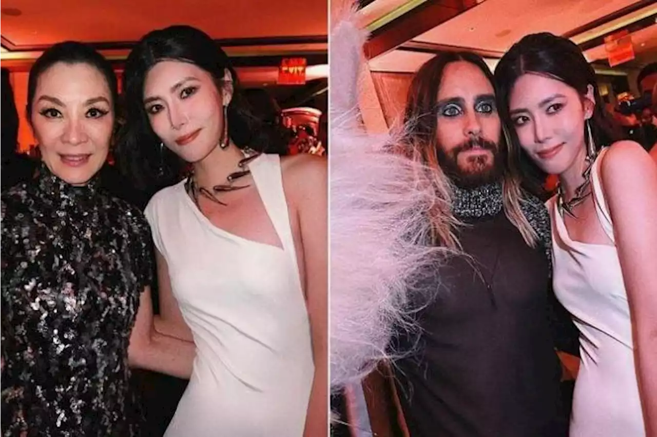 Actress Carrie Wong meets Michelle Yeoh, Jared Leto at Met Gala after-party