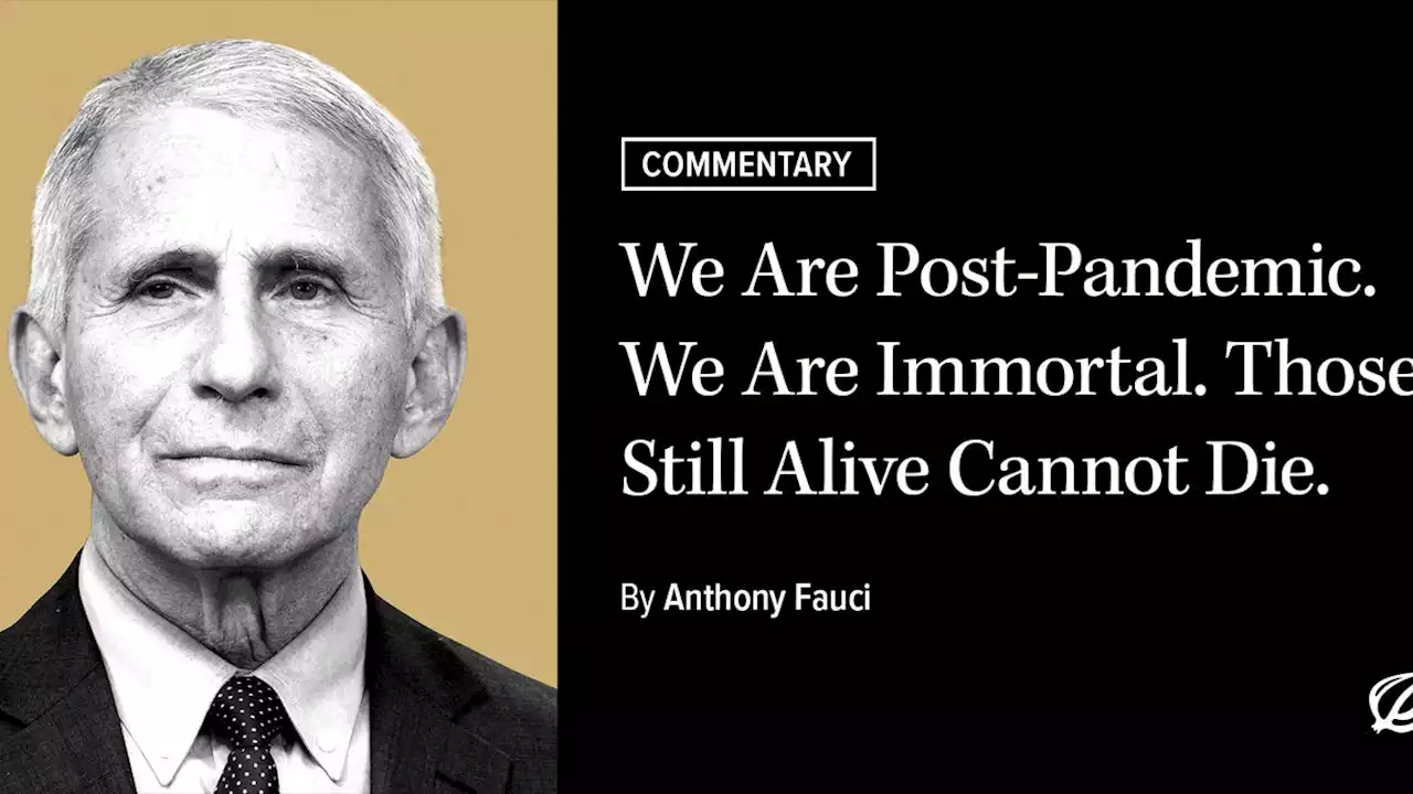 We Are Post-Pandemic. We Are Immortal. Those Still Alive Cannot Die.