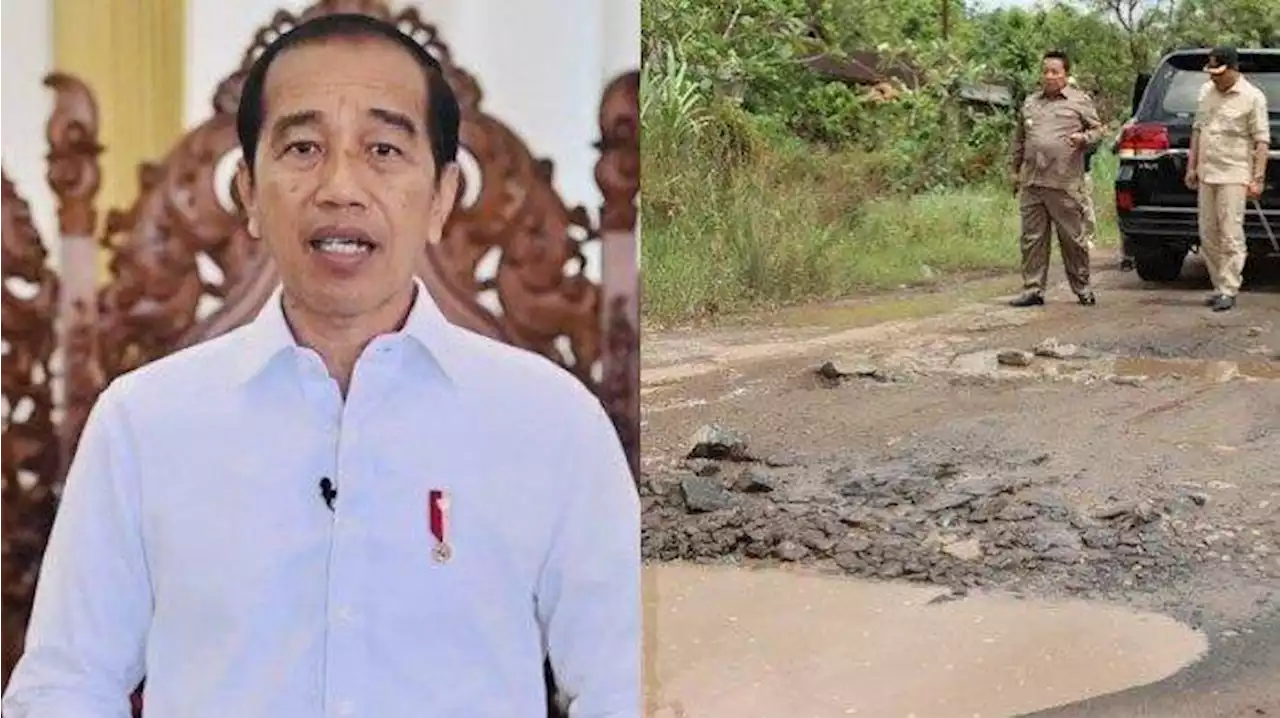 Kunjungi Lampung Besok, Jokowi Naik Motor Tinjau Jalan Rusak di Rumbia, Berikut Harapan Warga - Tribunnews.com