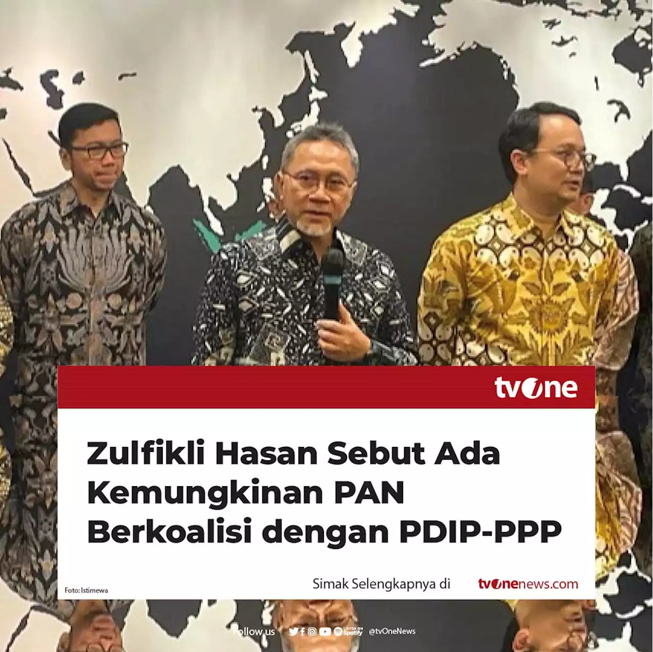 Zulhas Sebut Ada Kemungkinan PAN Berkoalisi dengan PDIP-PPP, Sepakat Dukung Ganjar Pranowo