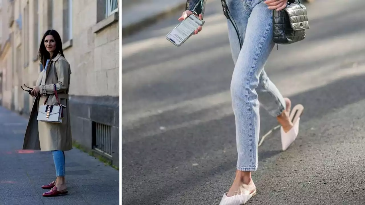 Ni sandalias ni botas de tacón, ¡los zapatos planos lucen mejor con skinny jeans a los 50+!