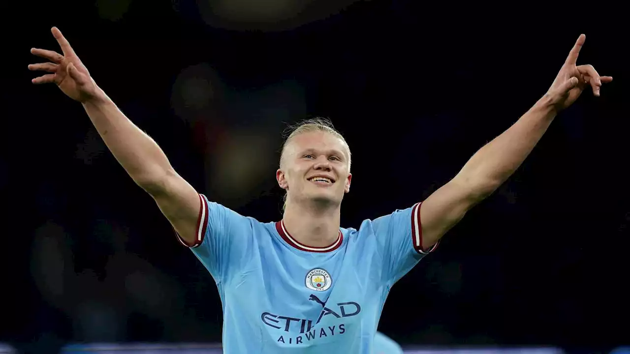 Manchester City's Erling Haaland breaks Premier League record with 35th goal of season