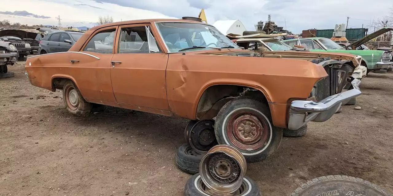 1965 Chevrolet Biscayne Four-Door Sedan Is Junkyard Treasure