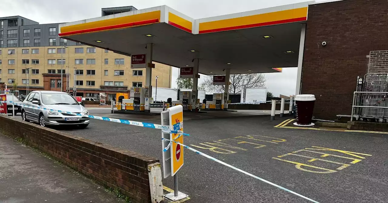 Police cordon off petrol station after disturbance leaves man in hospital