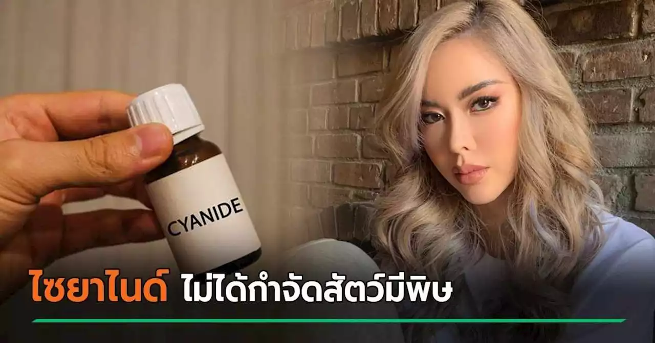 เพจดังเผยจากหมอ ไซยาไนด์ไม่ได้ใช้กำจัดสัตว์มีพิษ ดมนิดเดียวถึงตาย ไอซ์ ว่าไง ?!