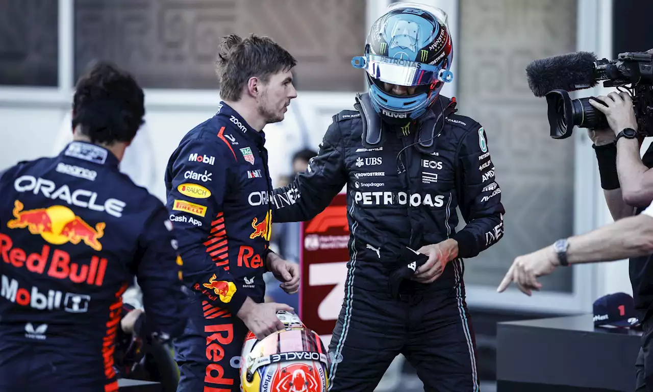 George Russell doubles down on 'little bit pathetic' Max Verstappen rant