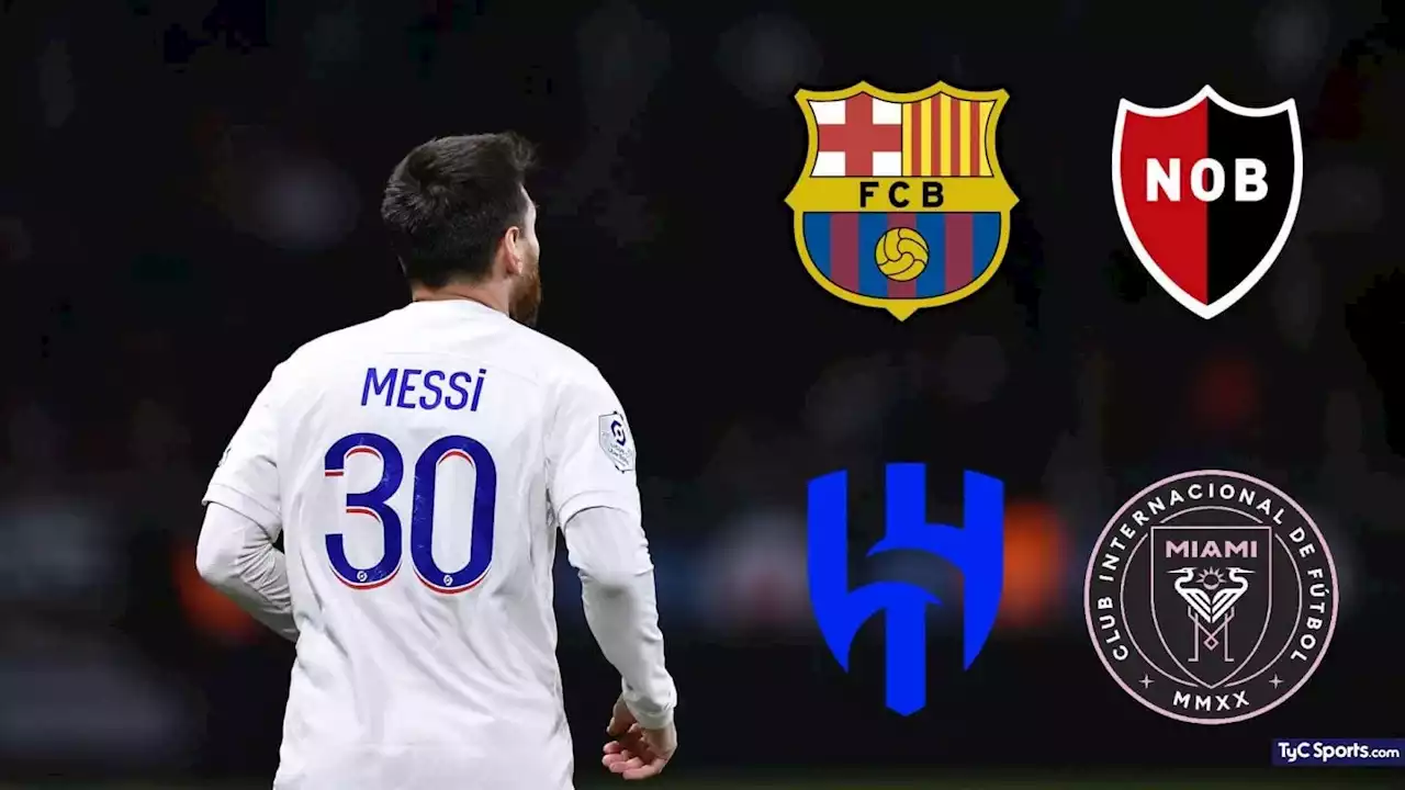 Con MESSI, cómo formarían Newell's, Barcelona, Inter Miami y Al Hilal - TyC Sports