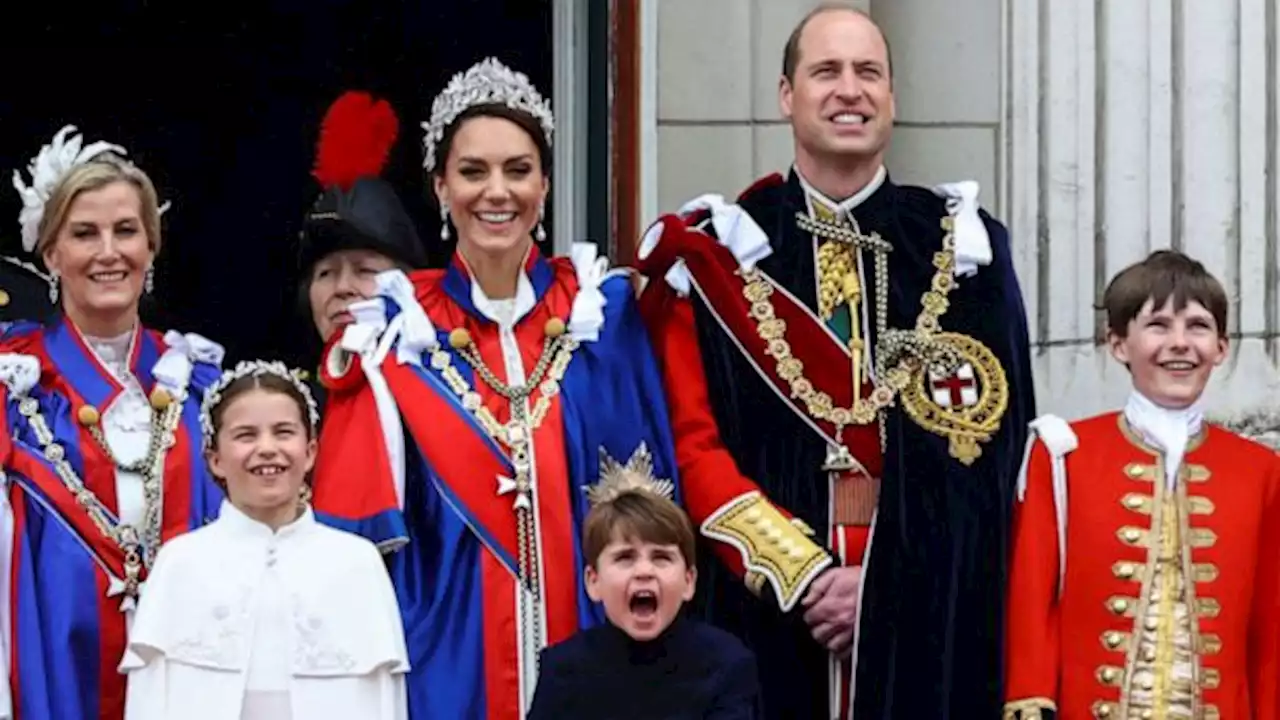 Prince Louis steals the show dancing, yawning at King Charles' coronation