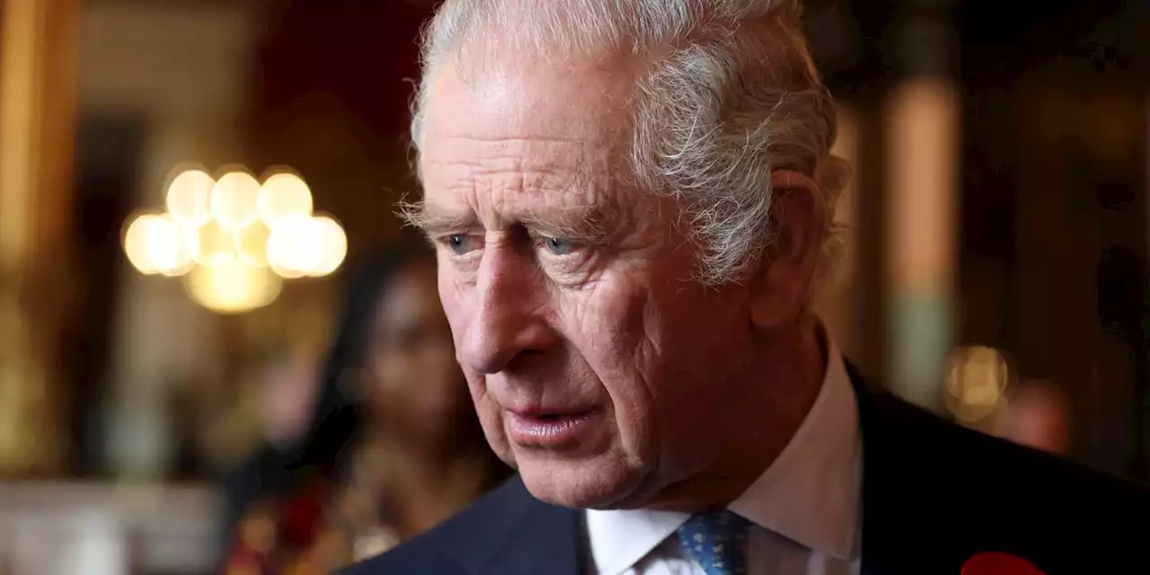 King Charles III surprises crowd outside Buckingham Palace