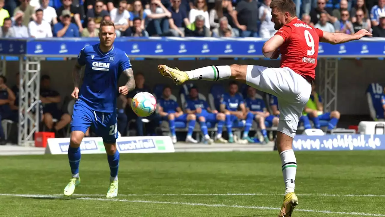 Hannover 96: Hendrik Weydandt leidet gegen Lieblingsgegner Karlsruhe