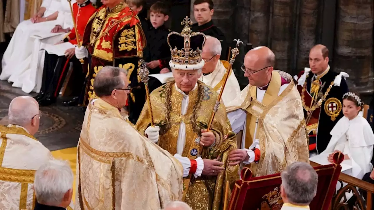 'God Save the King': Watch the moment Charles III is crowned