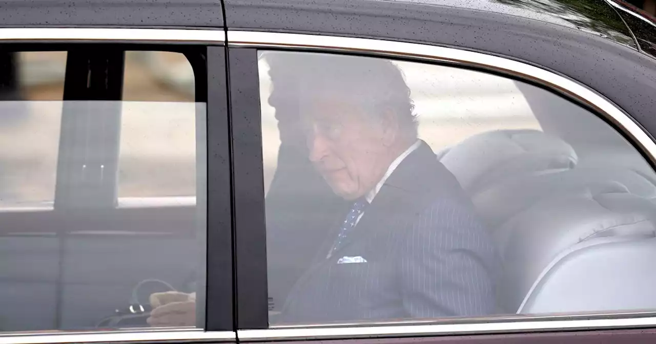 King Charles spotted for the first time today ahead of Coronation ceremony