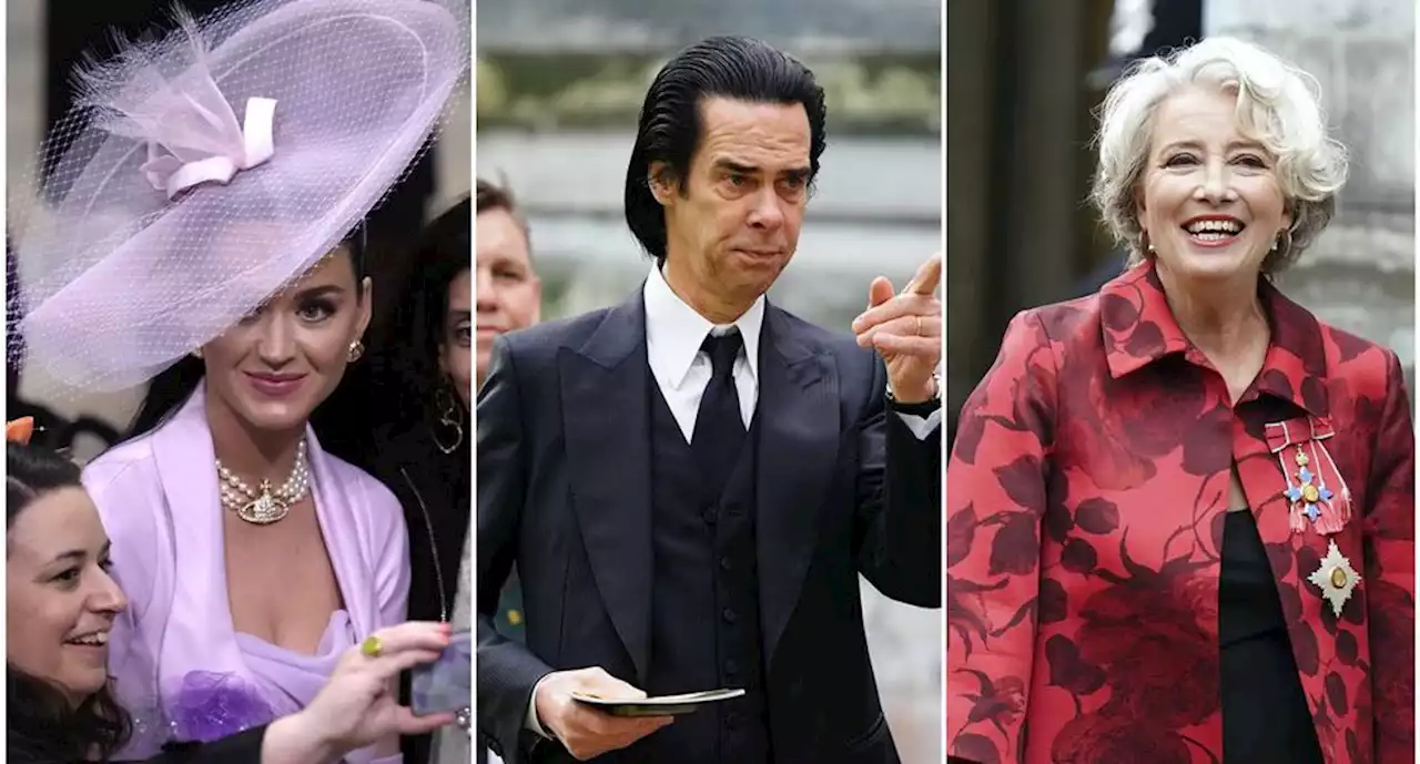 Katy Perry, Emma Thompson y Nick Cave , entre los famosos en la coronación de Carlos III