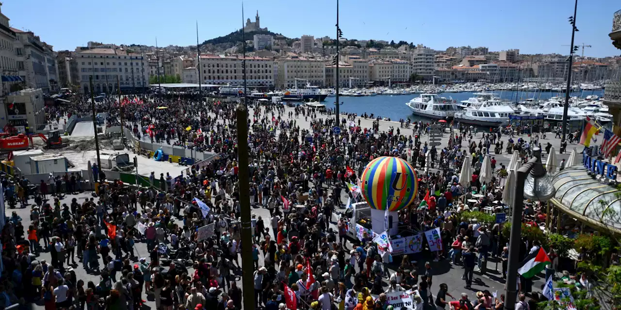 Réforme des retraites : à Marseille, la manifestation de toutes les colères