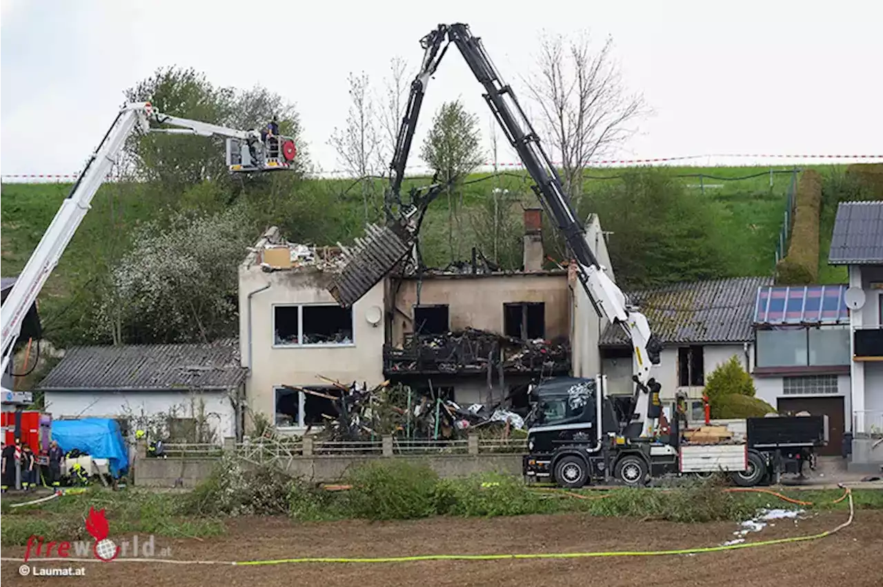 Oö: Wohnhausbrand in Seewalchen → vermisstes Ehepaar tot im Brandschutt gefunden