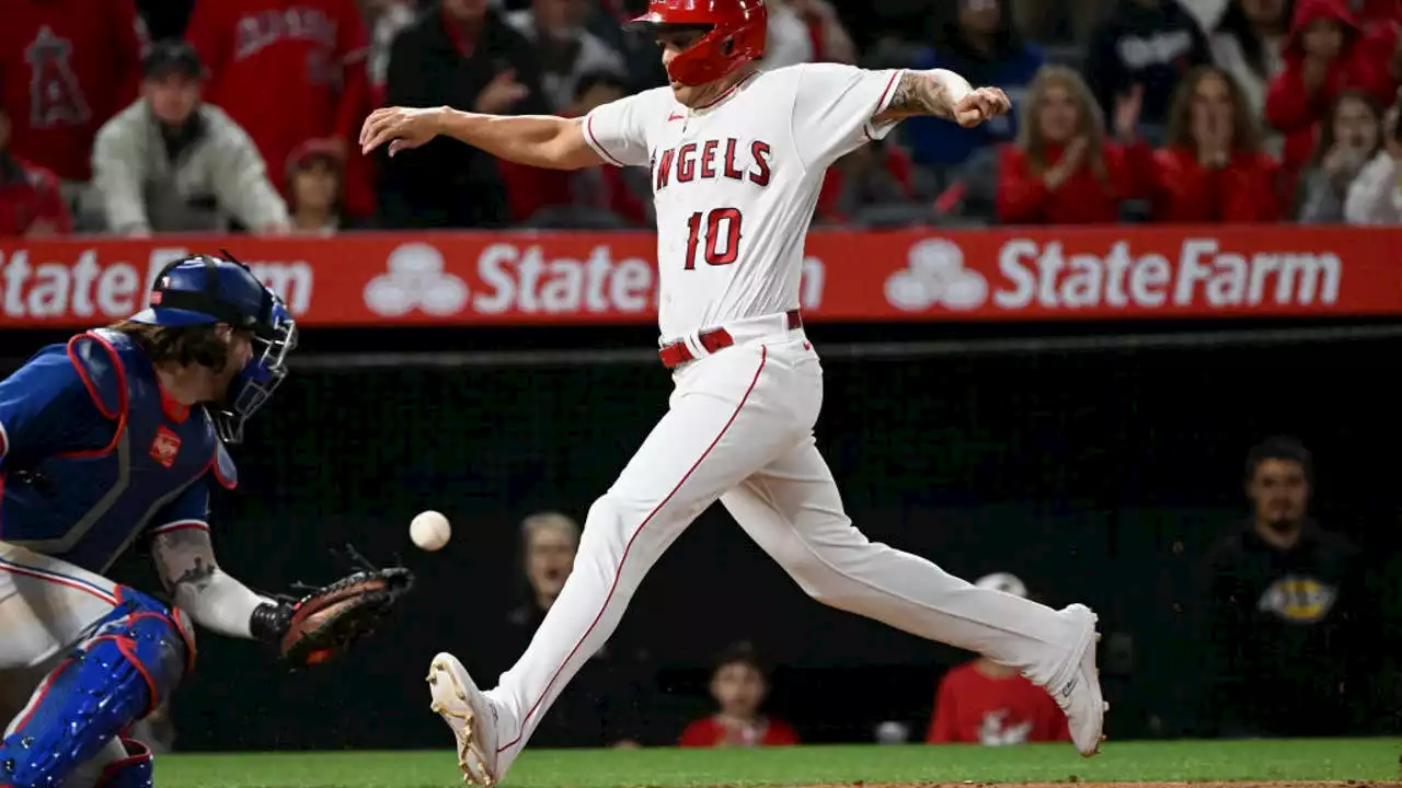 Angels rally for 5-4 victory over Rangers in 10th inning