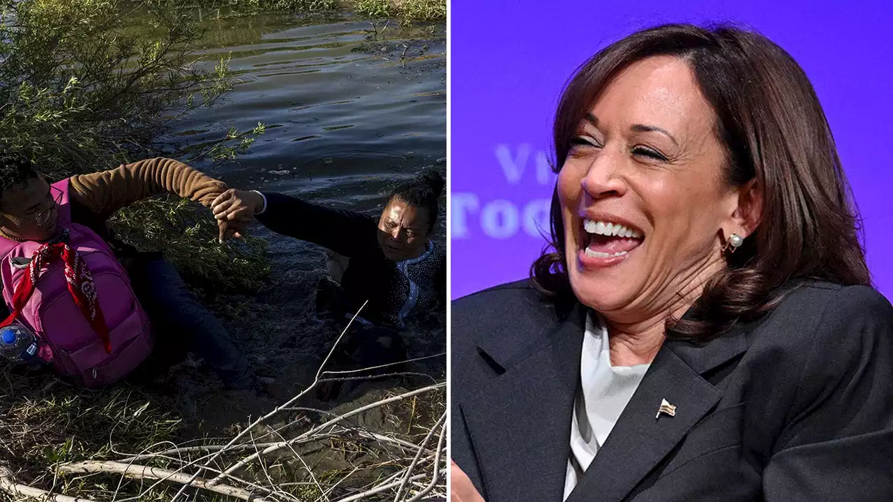 Border Patrol Union blasts 'clown' Kamala Harris, Biden's handing of immigration after surge of migrants