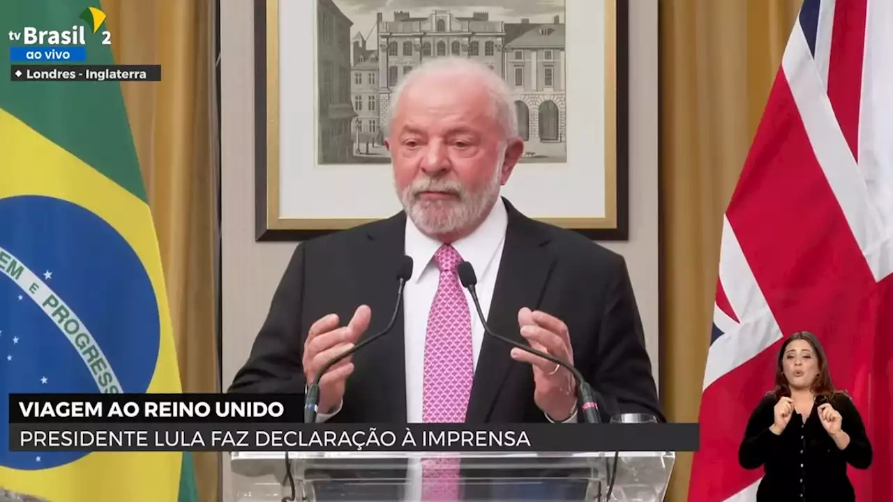 No Reino Unido, Lula diz que rei Charles III pediu preservação da Amazônia em conversa