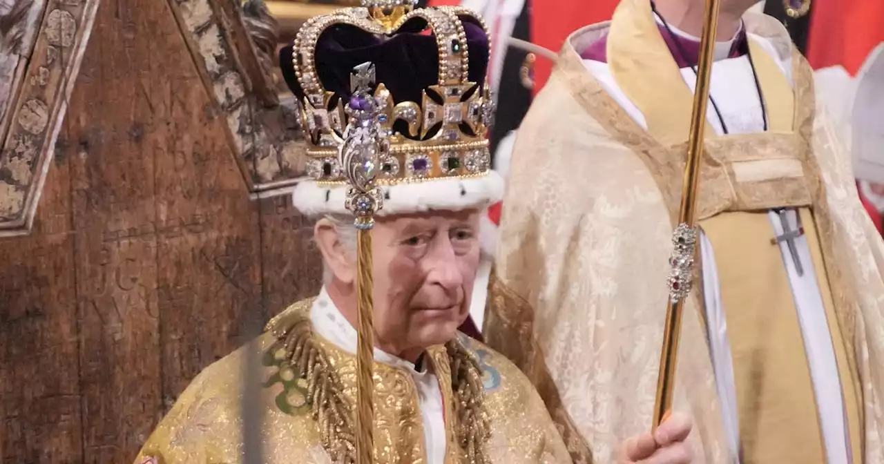 King Charles III crowned as crowds line the streets of London to celebrate