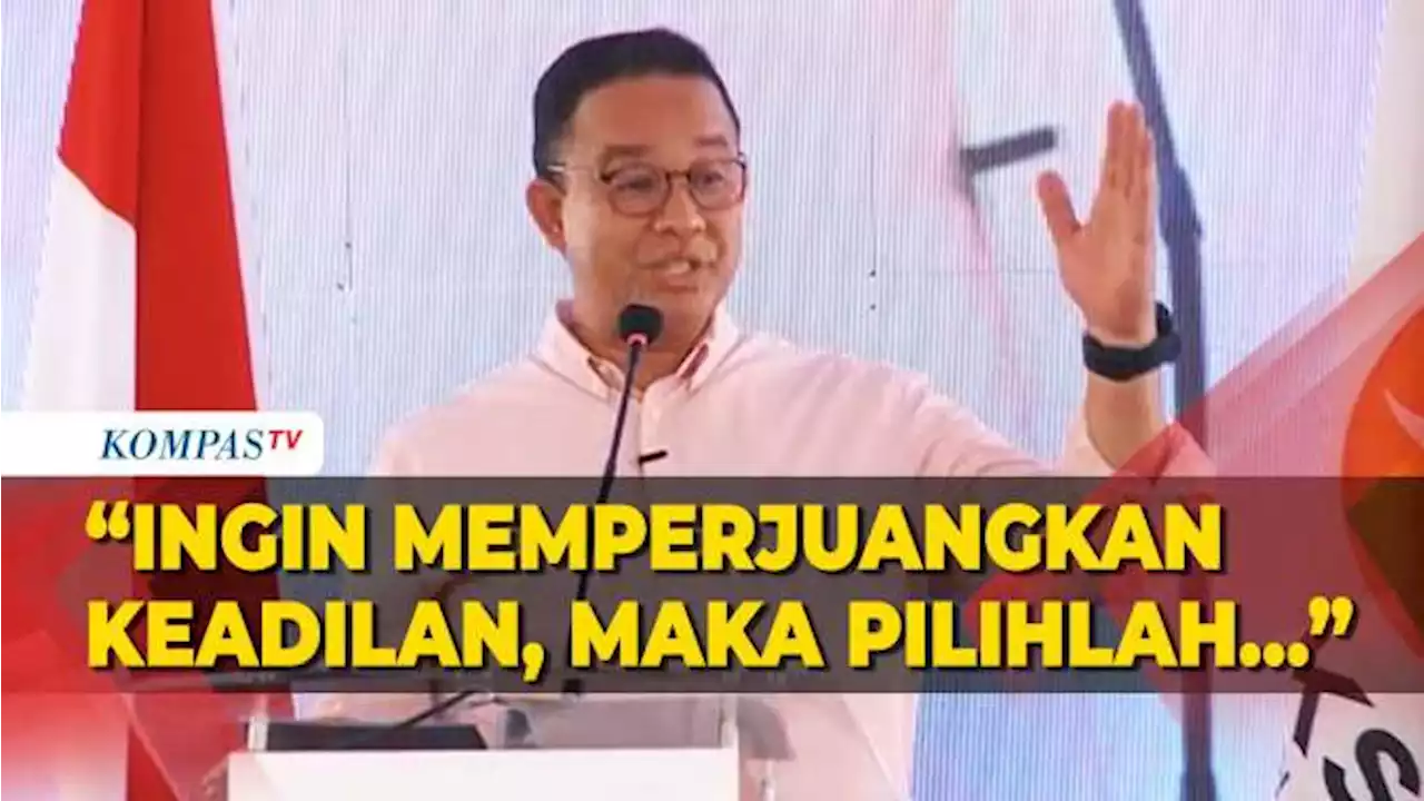 Di Hadapan Buruh, Anies: Pilihlah yang Miliki Rekam Jejak untuk Hadirkan Keadilan!