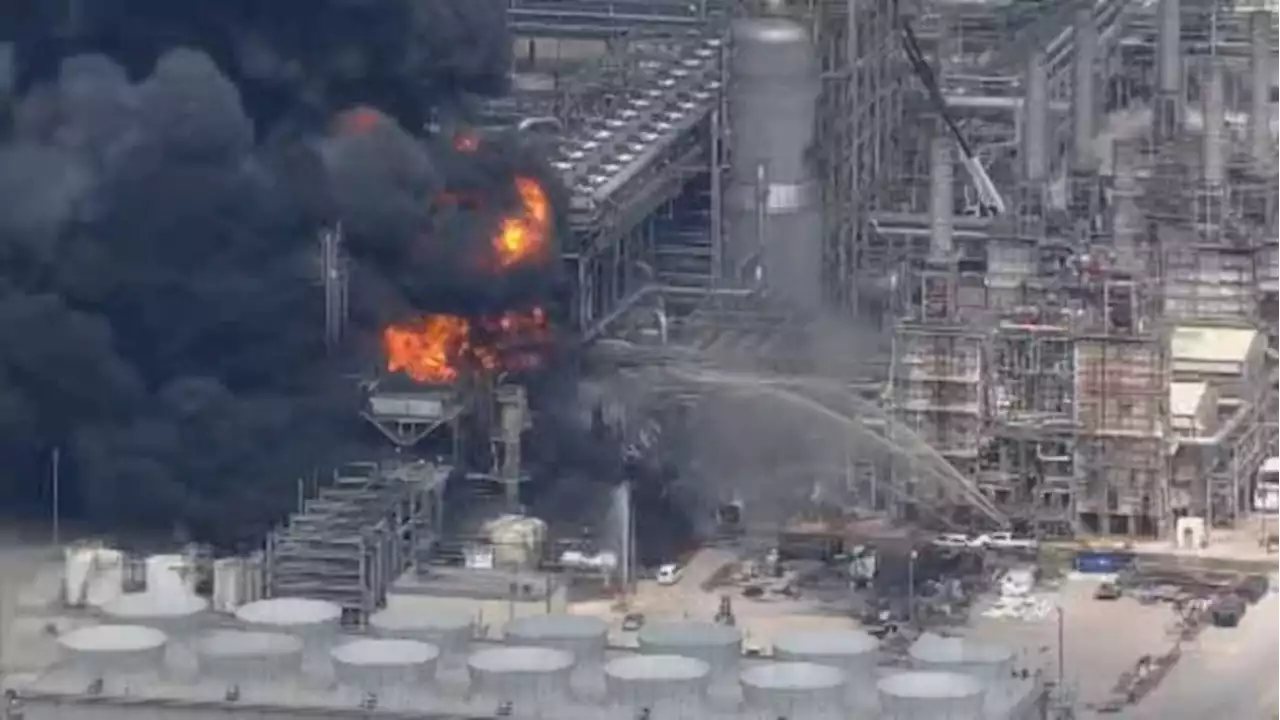 Houston-area Shell chemical plant catches fire