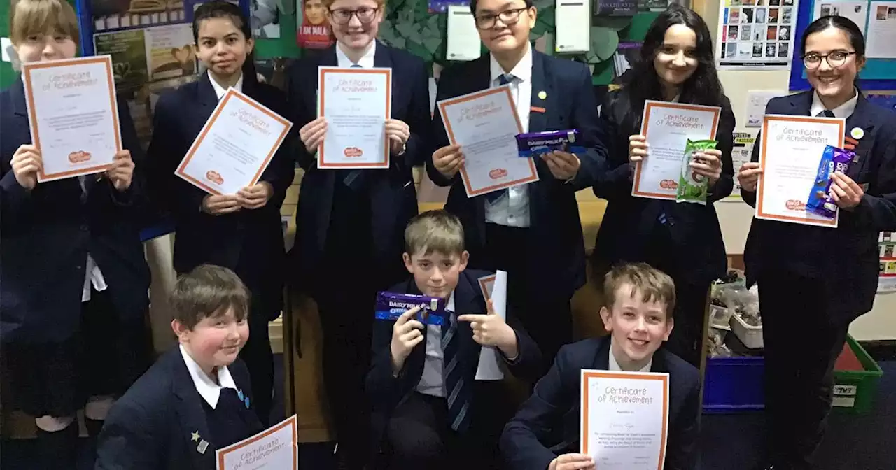 'Remarkable' schoolkids raise £10k to buy books for poorly children in hospital