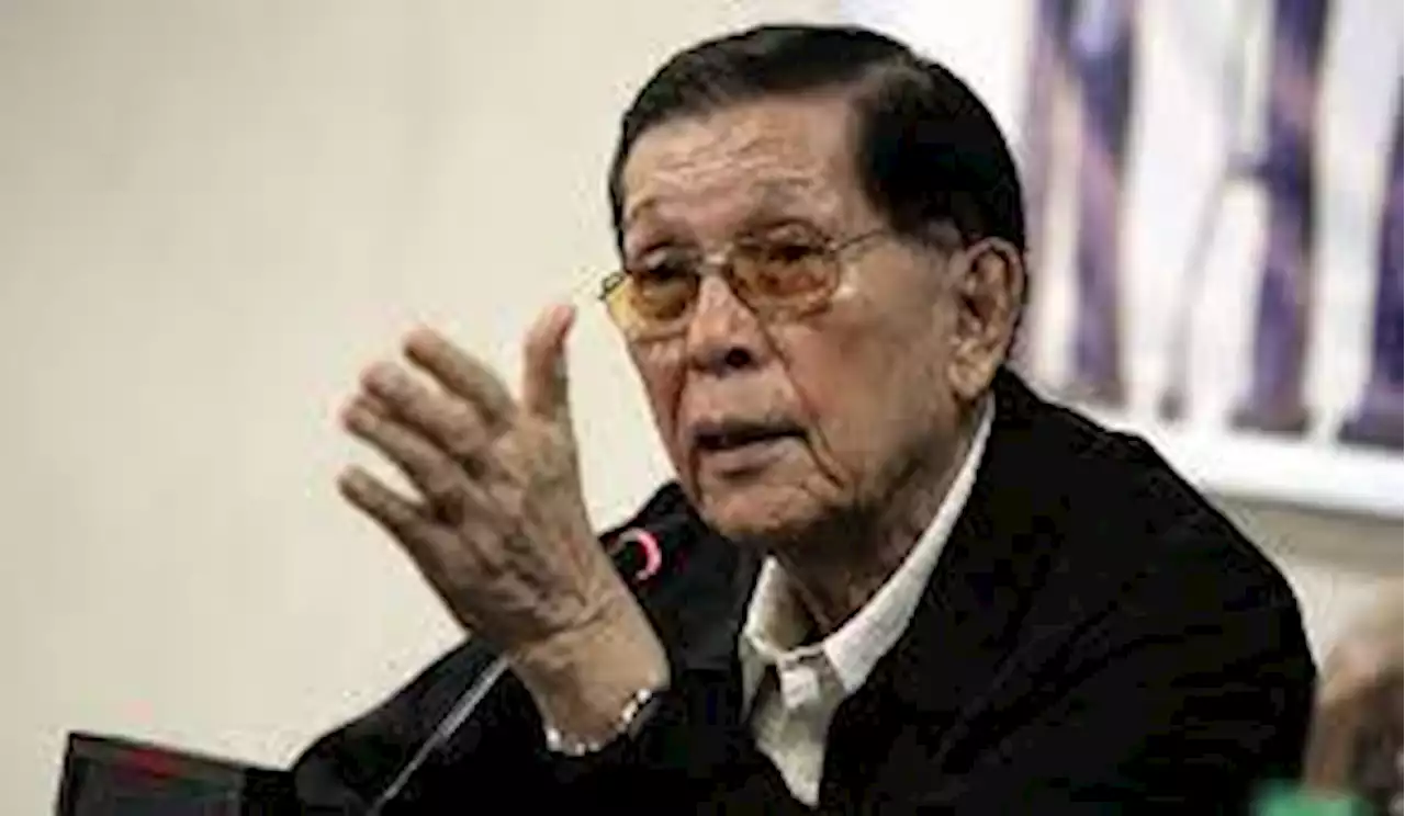 Enrile to those opposed to mandatory ROTC: 'Leave, you're not Filipinos'