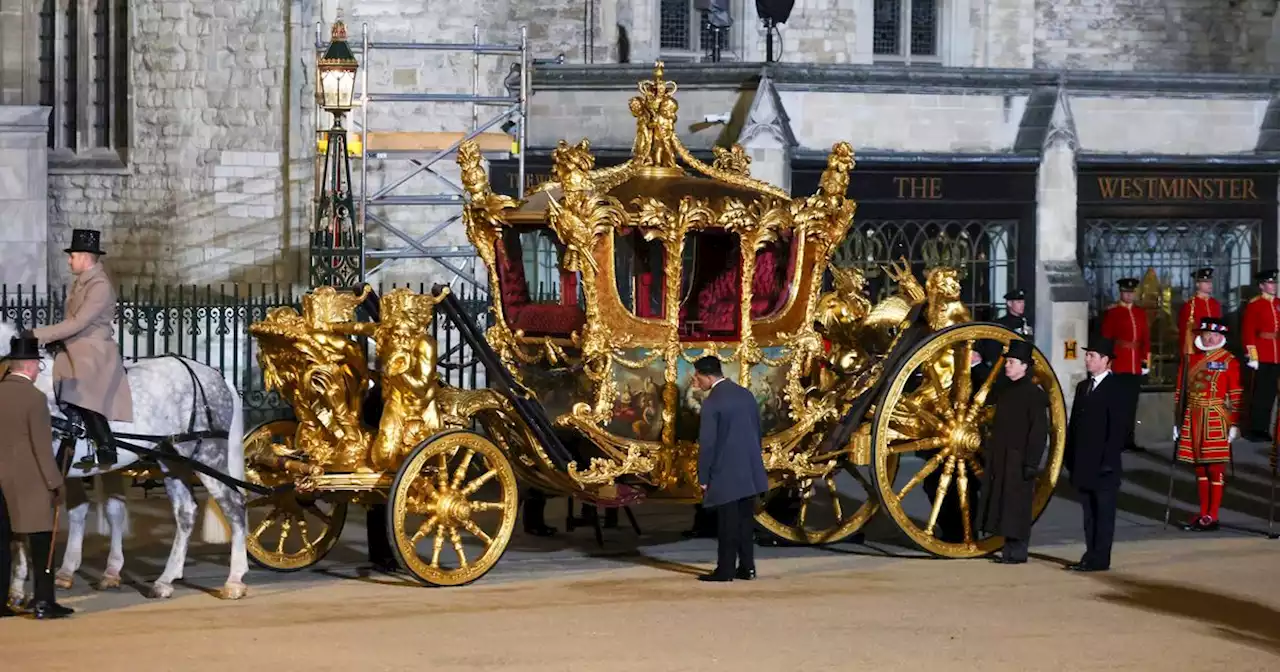 Is the Gold State Coach made from real gold and how much did it cost to make