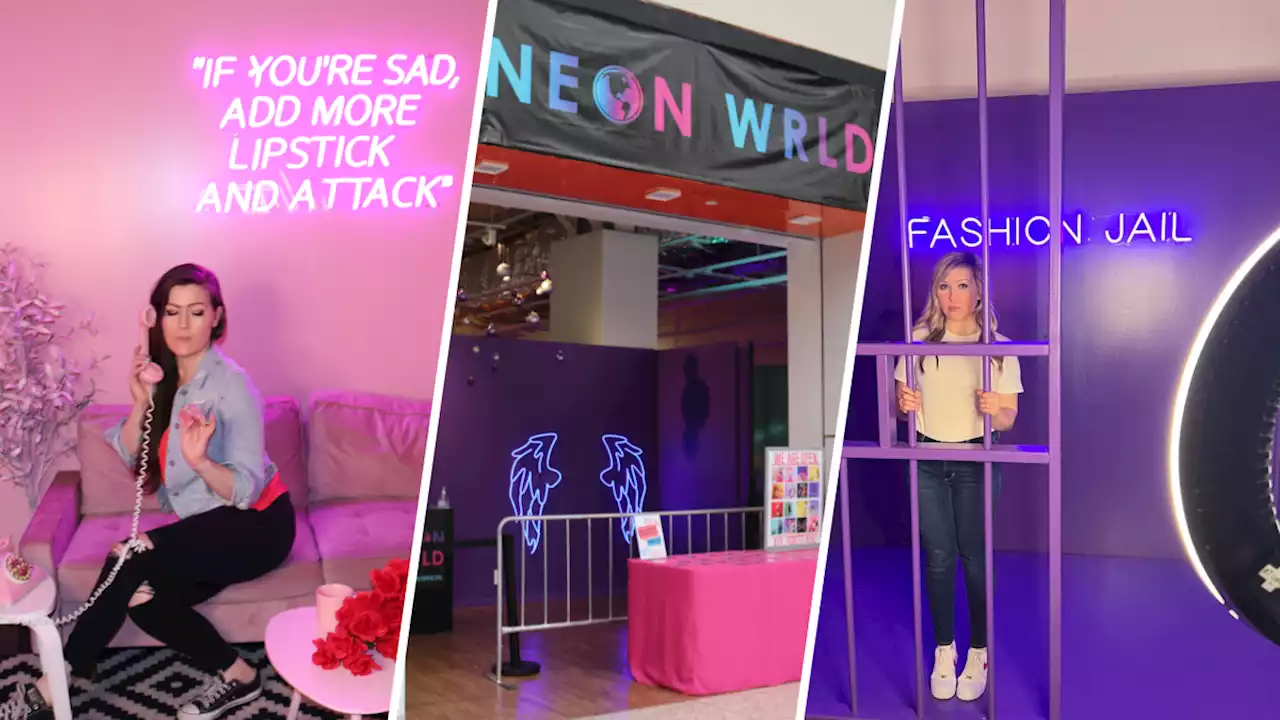 Ready, Set, Selfie! See Inside Orange County's Pop-up Photography Museum Neon WRLD