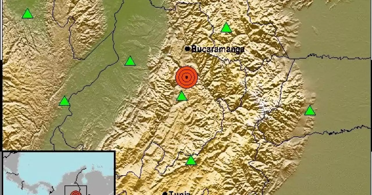 Temblor en Colombia sacudió a Santander y se sintió en varios municipios del país