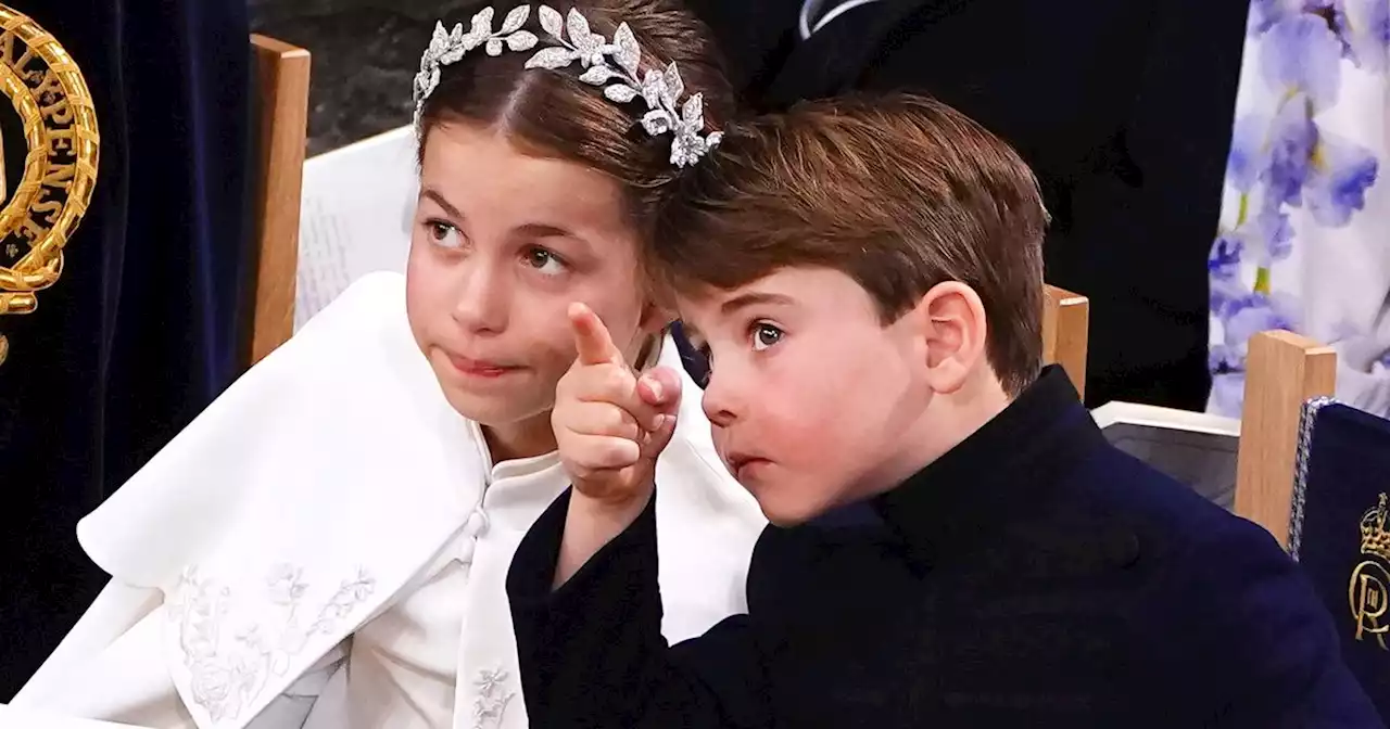 Prince Louis briefly leaves Coronation as he steals the show