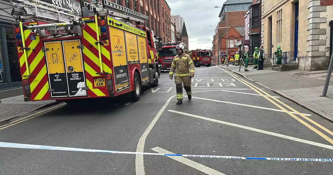 Room 'filled with smoke' during flat fire in Nottingham