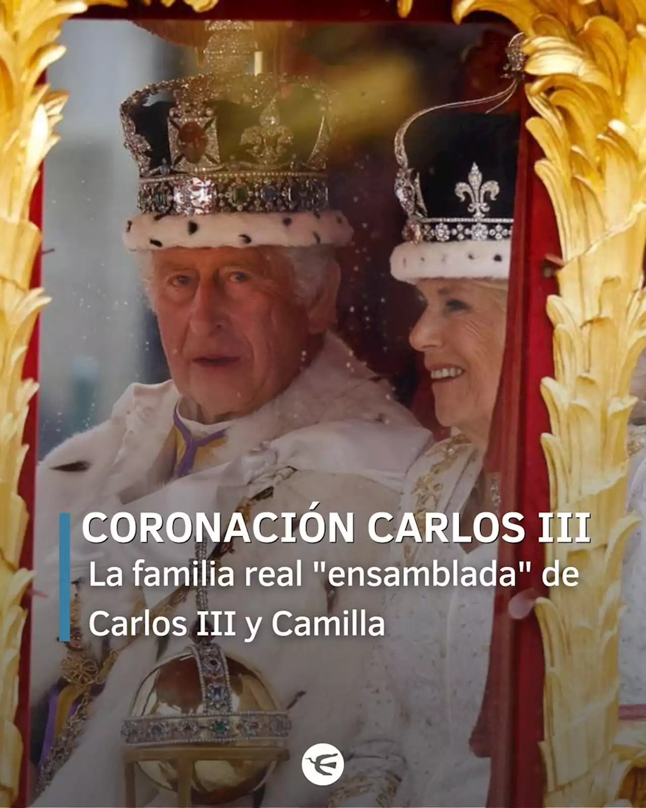 Fotos: la 'familia ensamblada' de Carlos III y Camila estuvo presente en la coronación