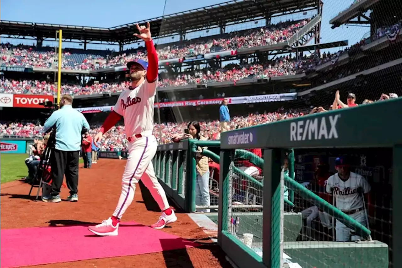 Bryce Harper to receive extra time ahead of first at-bat in Phillies home debut