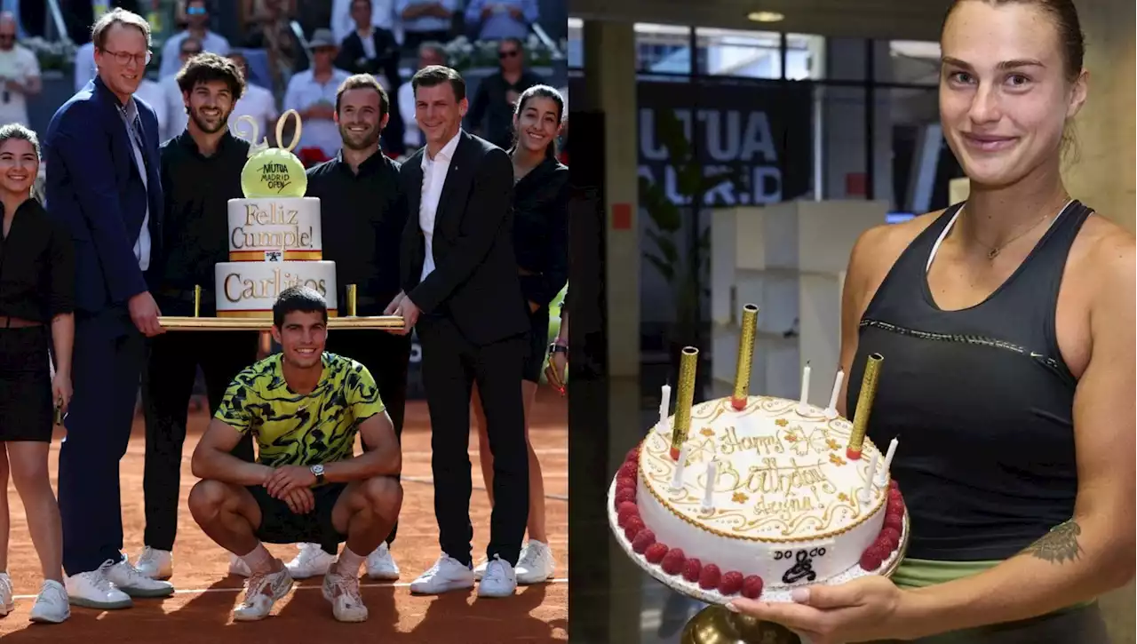 Alcaraz e Sabalenka, la torta di compleanno della discordia: polemiche dalle tenniste