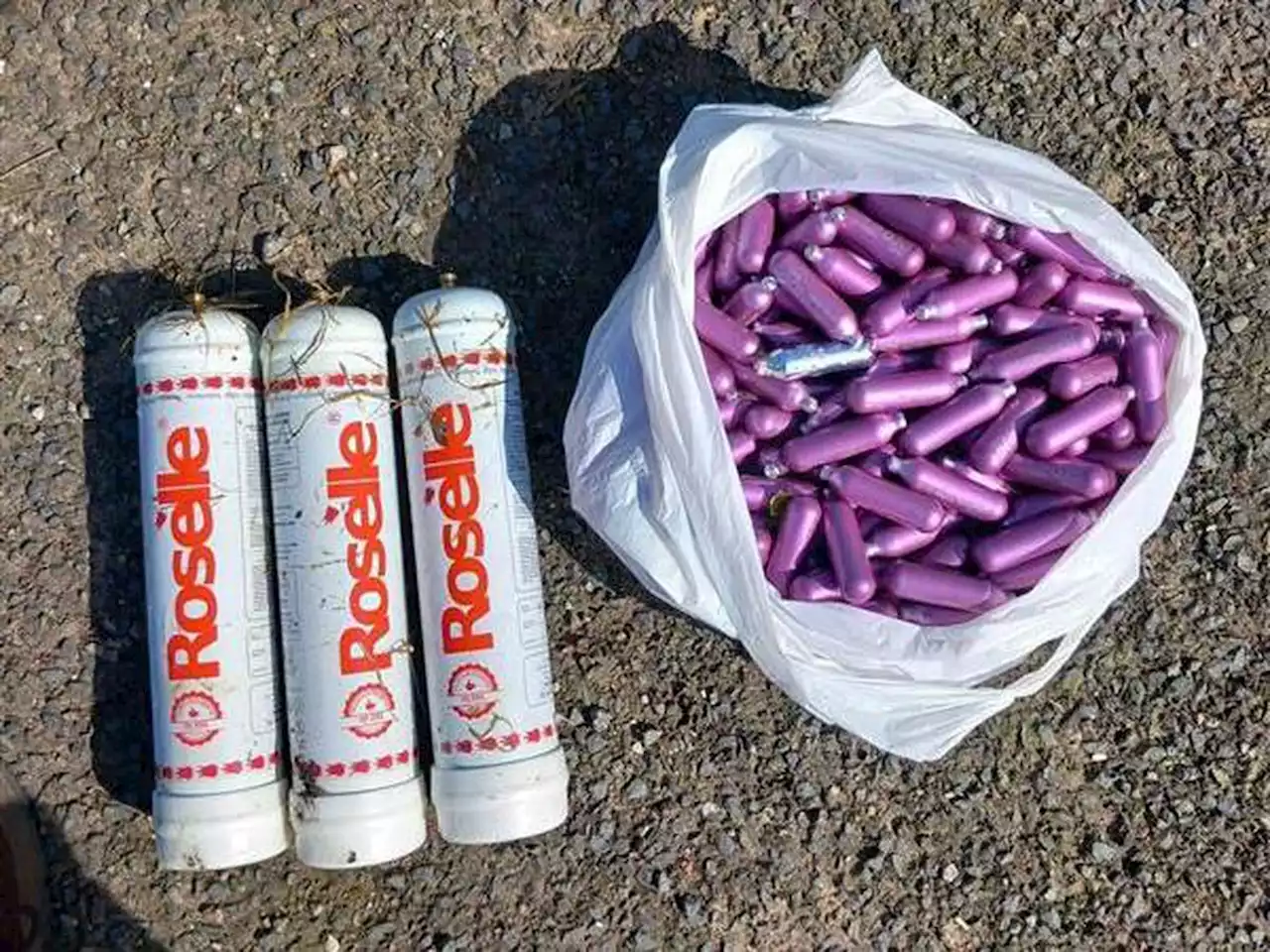 Police appeal for information to continue on nitrous oxide gas canisters dumped in Whitchurch