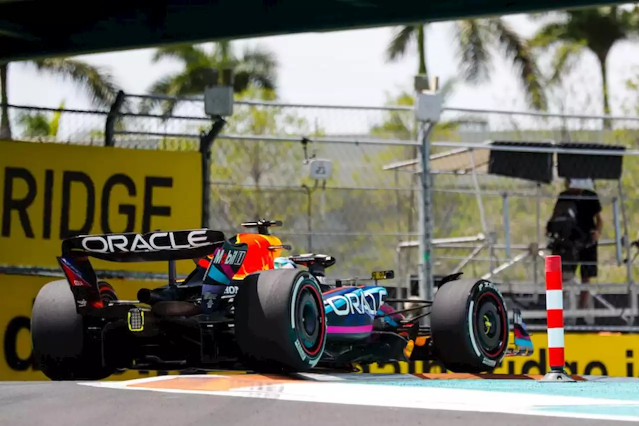 2. Training Miami: Verstappen 1., Crash von Leclerc