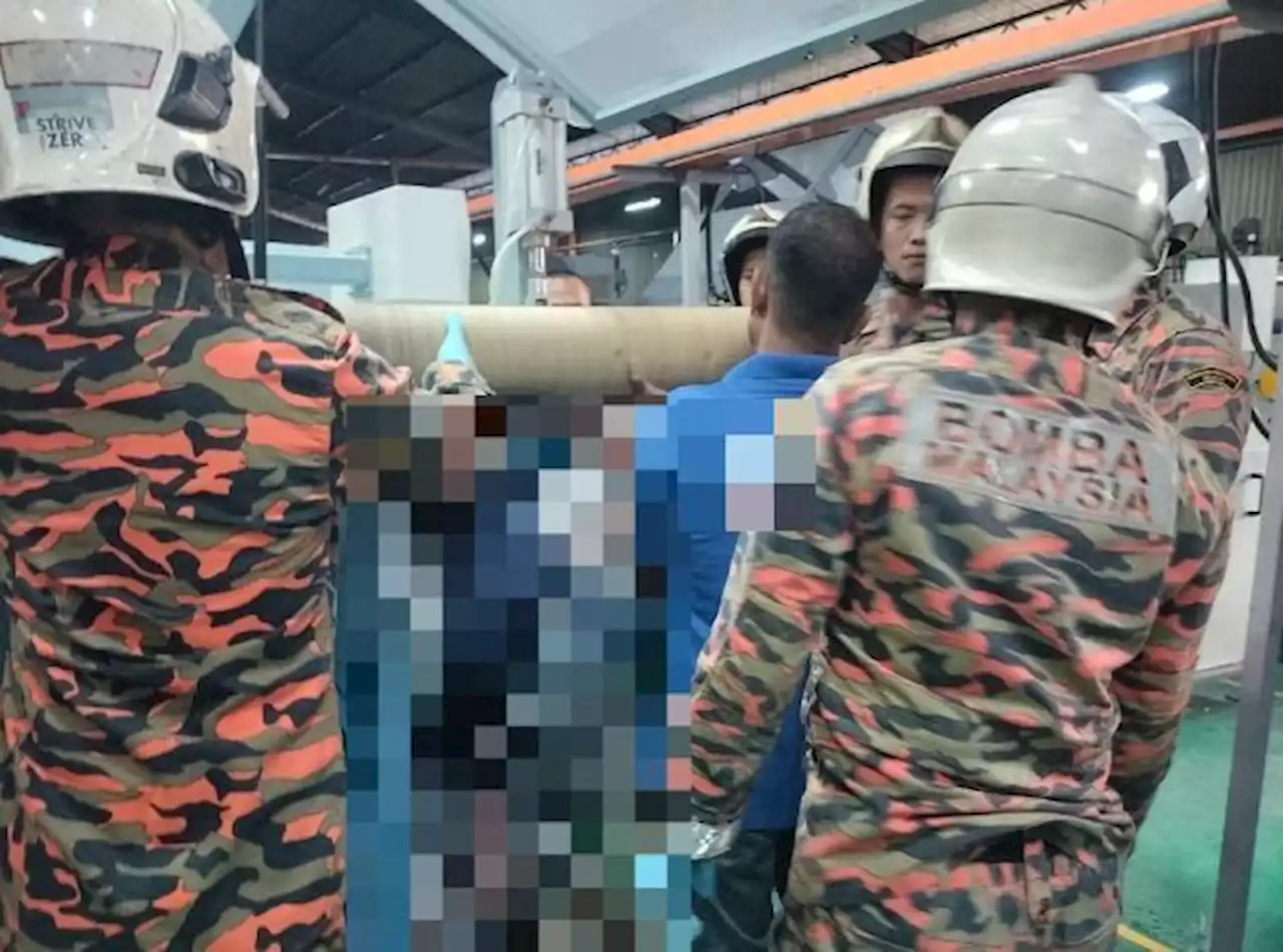 Foreign worker crushed to death by fibre pulling machine