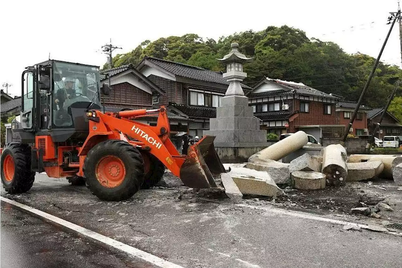 Aftershocks shake Japan after quake kills one, destroys homes