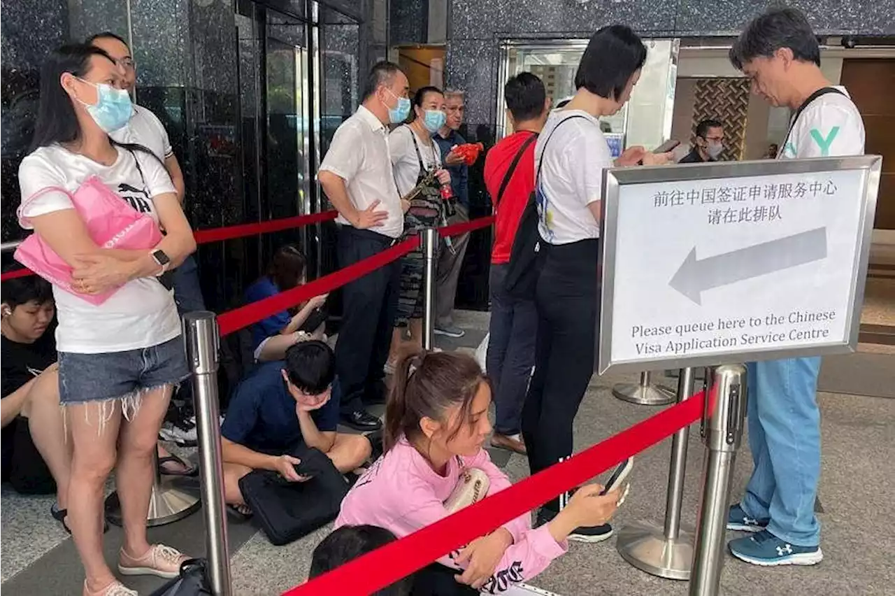 Chinese visa centre to take more emergency visa applications after long queues for visas